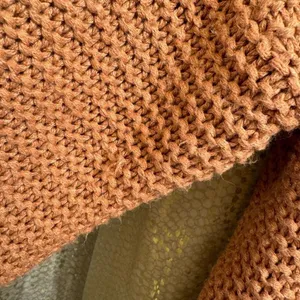 Brave Soul London Burnt Orange Knit Oversized Chunky Cardigan Sweater L/16 thumbnail 6