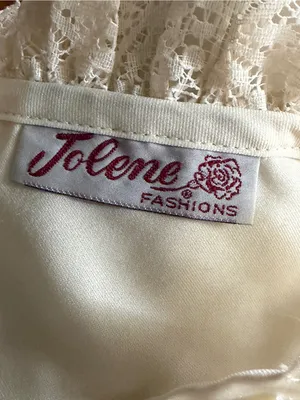 Vintage 60s Jolene Fashions Cream Lace Blouse Button Down Size S thumbnail 4