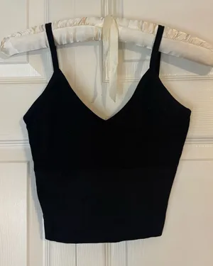 black cross back tank top Size XS thumbnail 1