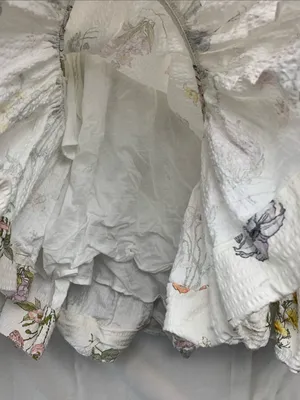 Zimmerman size 3 US size 8/10 White Floral Puff-Sleeve mini dress thumbnail 5