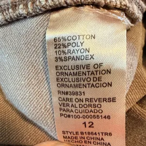 Democracy‎ Straight Leg Jeans size 12 Light Brown Flex-ellent Mid Rise Stretch thumbnail 4