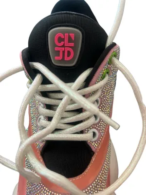 CLJD Rhinestone Platform Sneakers - Pastel Pink - Marked EU 36 thumbnail 7