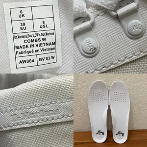 DR. MARTENS Combs Platform Boots in White Ajax+Extra Tough Poly Lace Up Boots 8 thumbnail 15