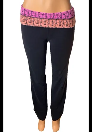 Vs pink flare fold over leggings thumbnail 4