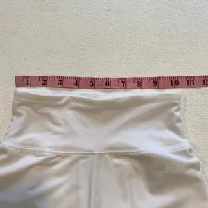 American Eagle White High Waisted Biker Shorts XS Stretch Active Lounge thumbnail 4