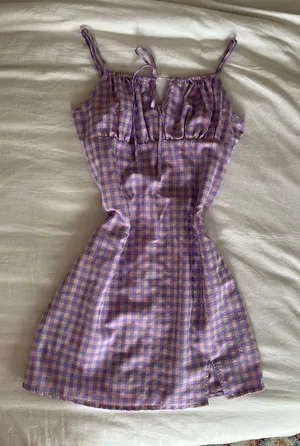 Gingham Mini Dress thumbnail 1