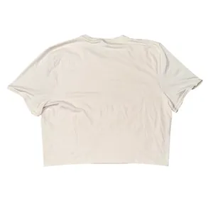 Lululemon Fitted Crop Tee Womens 8 White Good‎ Short Sleeve Relaxed Fit Shirt thumbnail 4