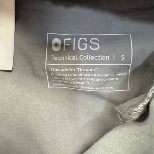 FIGS Charlotte 21 Pocket Scrub Pants Women Small Gray Jogger Technical W21SW2042 thumbnail 8
