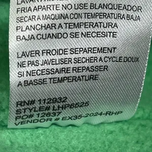 Green Cropped New York Hoodie Oversized Women Sz 8 By Relaxx‎ New thumbnail 6