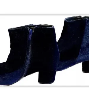 Steve Madden blue velvet booties thumbnail 11