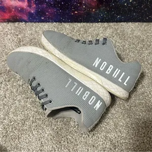 Nobull Superfabric Trainer Workout Gym Shoes Artic‎ Gray Women's Sz 7.5 thumbnail 9