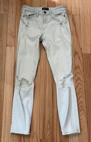 Abercrombie & Fitch Jeans Womens 00 24 Blue Harper Low Rise Ankle Skinny Ladies thumbnail 1