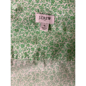J.Crew Re-Imagined Green White Floral Ditsy Button Down Shirt BF817 Small thumbnail 6