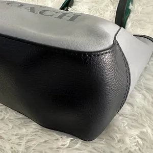 Coach Tote 27 Colorblock with Horse and Carriage Handbag Bag Twilight Multi 5775 thumbnail 5