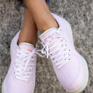 Onitsuko Tiger & Naked sneakers seersucker vegan in “ candy”pink thumbnail 4