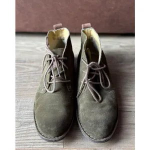 Bussola Women's Sevilla Boot‎ Size 39 Brown Suede Distress Chukka Retro Bootie thumbnail 2
