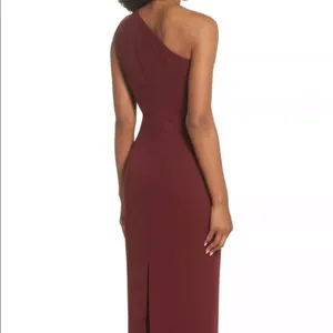 Katie May Angelina Crepe Column Bordeaux thumbnail 3