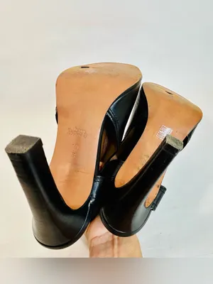 Coach Black Leather High Heel Sandal “Iona” size 10 thumbnail 12