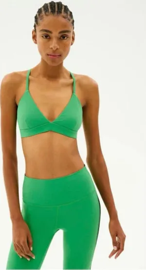 Splits59 Theo Rigor Bra Grass Green Sport- Size Small thumbnail 1