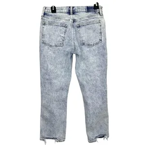 Abercrombie & Fitch The Boyfriend Jeans Size 27 4 Short Acid Wash Distressed Y2K thumbnail 2