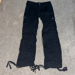 I.Am.Gia Ryder Cargo Pants Low Rise Y2K Goth Streetwear‎ Gorpcore Black XS thumbnail 5