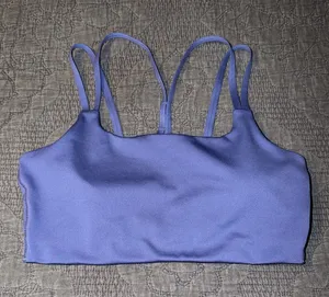 The North Face Women’s Dune Sky Strappy Bra-Purple/Blue Size-L thumbnail 1