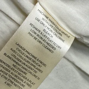 Free People Cream Textured High Rise‎ Maxi Skirt with Slit OB1670937 Size L thumbnail 7