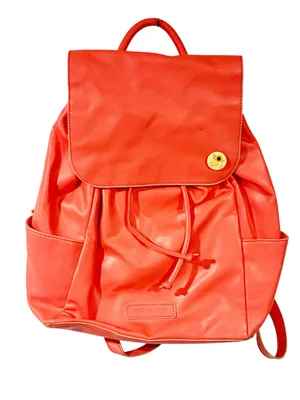 Vera Bradley Coral Drawstring Backpack Handbag thumbnail 1