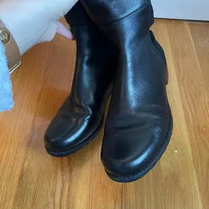 Stuart Weitzman 5050 Black Leather‎ Elastic Back Round Toe Tall Boots EU35.5 US5 thumbnail 8
