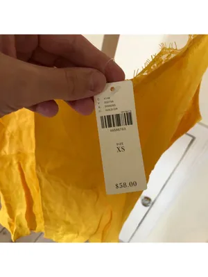 Anthropologie Floreat NWT Women's Yellow Lace Cami Top Size XS thumbnail 6