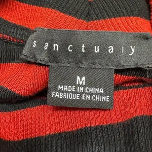 Sanctuary Essential Stripe Sleeveless Mock Neck Top Women’s Medium thumbnail 4