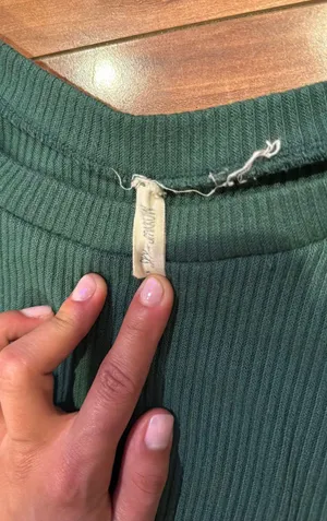 Cropped Long Sleeve Green Size M thumbnail 2