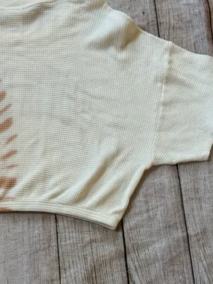 Aerie Offline Size XL Women’s Cropped Waffle Knit "Gotta Dance" Tie Dye Top thumbnail 11