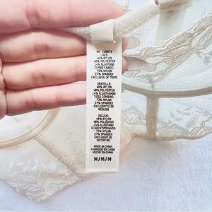 Skims Femme Lace balconette Unlined Demi Corset Marble White Bridal Size M NWT thumbnail 7
