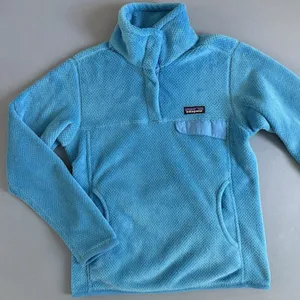 Patagonia Re-Tool Snap-T Ultramarine Electron Blue XDye Polartec Fleece Pullover thumbnail 4