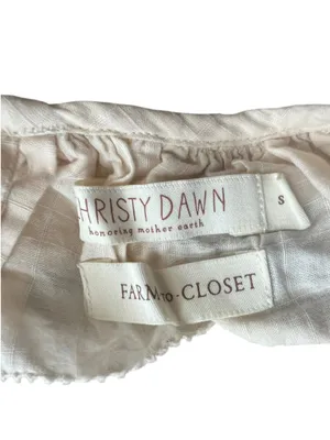 Christy Dawn Women’s Clemence Regenerative Organic Cotton Maxi Dress Pearl White thumbnail 4