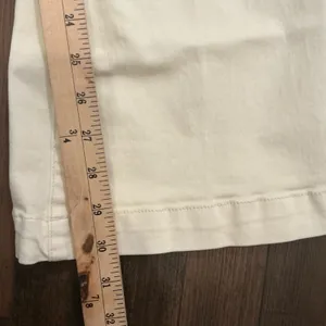 We The Free Penny Pull On Flare Jeans Cream High Rise Bell Bottoms 30 Boho Retro thumbnail 2