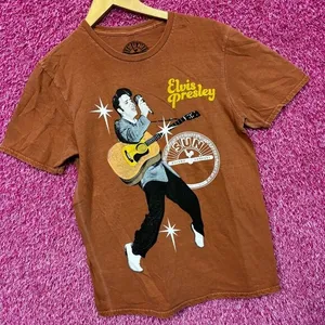 Elvis Presley The King of Rock n Roll Sun Record Company Rock Tee Small thumbnail 3