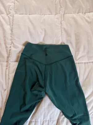 Lululemon Align High-Rise Leggings Dark Teal Green Size 6 thumbnail 2