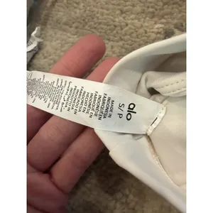Alo White Sports Bra Women's Sz S thumbnail 3