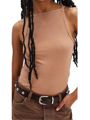 FREE PEOPLE x We The Free Mia Tank - Macchiato thumbnail 2