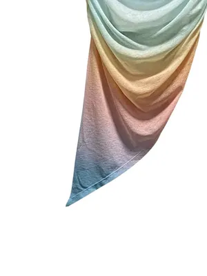 Abercrombie & Fitch The Trevor Project Rainbow Asymmetrical Swim Cover Size MP thumbnail 7