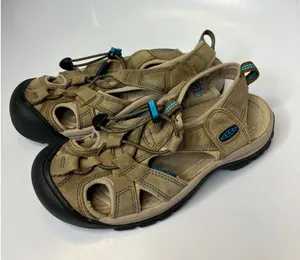 Keen Venice H2 Sandals Womens 7 Tan Good Waterproof Leather Sport Outdoor Hiking thumbnail 1