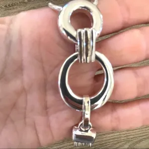 Charter club silver tone tassel chain necklace thumbnail 11