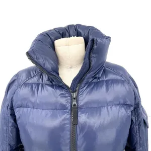 S13 Quilted Down Short‎ Puffer Jacket Navy Blue Size XS thumbnail 2