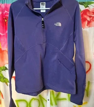 S285. The North Face purple quarter zip sweatshirt thumbnail 1