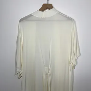 Eberjey Rosalia Tencel Modal Ivory Robe Lace Tie Womens Small thumbnail 14
