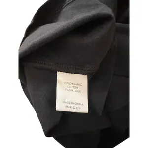 HELSA Jersey Cropped Turtleneck Top‎ Black X-Small thumbnail 5