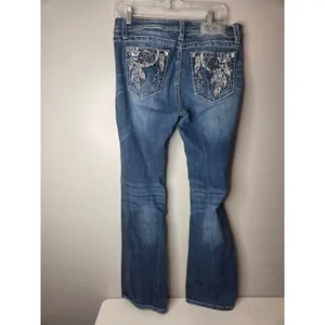 BKE Denim Harper Women’s 31R Medium Wash Premium Bootcut Jeans thumbnail 3