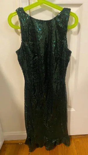 Lucy in the Sky green sequence hoco dress thumbnail 2
